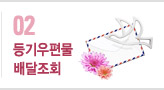 등기우편물 배달조회